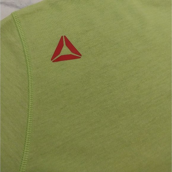 Reebok CrossFit Lime Green Athletic Workout T Shirt Men's Sz XL - Picture 4 of 8